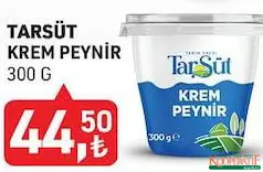 TARIM KREDİ TARSÜT KREM PEYNİR 300 G fiyat ve kampanya bilgisi